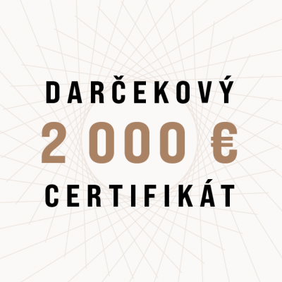 Darčekový poukaz v hodnote 2 000 €