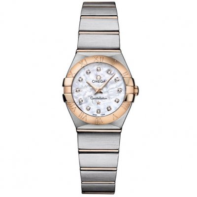 Omega Constellation 123.20.24.60.55.001 Quartz, Diamanty/Zlato, 24mm