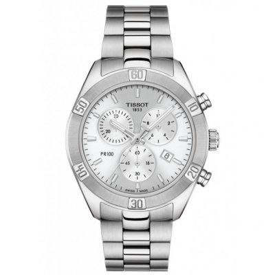 Tissot T-Classic PR 100 T101.917.11.031.00 Quarz-Chronograph, Wasserdicht 100M, 38 mm