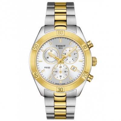 Tissot T-Classic PR 100 T101.917.22.031.00 Quarz-Chronograph, Wasserdicht 100M, 38 mm