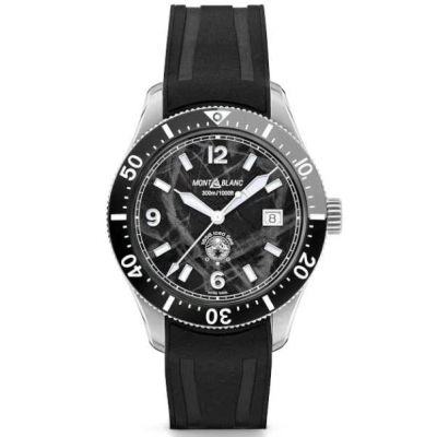 Montblanc 1858 Collection Iced Sea 129372 Keramická luneta, Automat, 41 mm