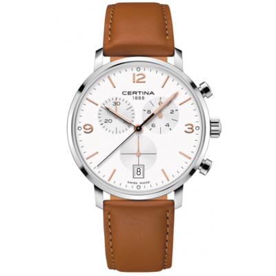 Certina DS Caimano Chronograph C035.417.16.037.01 Quartz Chronograf, Vode odolnosť 100M, 42 mm