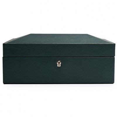 Wolf 1834 British Racing Green 792641 Watch box, 8PCS, 29.21 x 25.4 x 13.34 cm