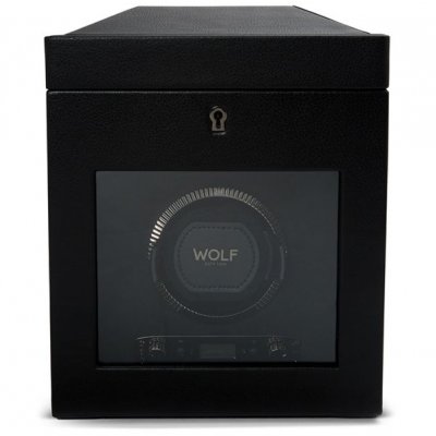 Wolf 1834 British Racing Green Single Watch Winder 792102 Single watch winder, 19.69CM X 19.69CM X 24.77CM