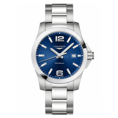 Longines Conquest L3.759.4.96.6 Vode odolnosť 300M, Quartz, 41mm