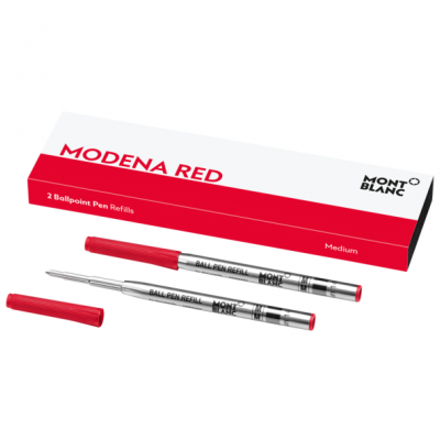 Montblanc 128216 Refill Ballpoint, Modena Red, (M)