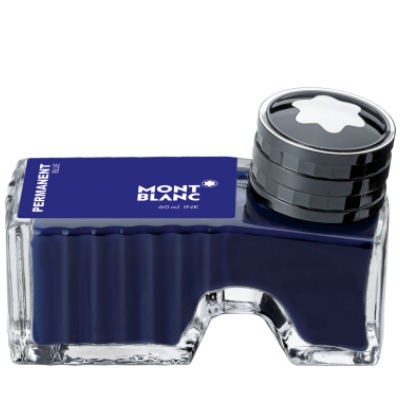 Montblanc 128195 Ink Bottle, Permanent Blue 50ml