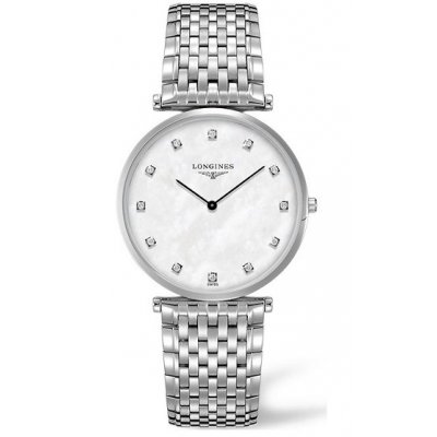 Longines La Grande Classique de Longines L4.766.4.87.6 Diamante, Quartz, 37 mm