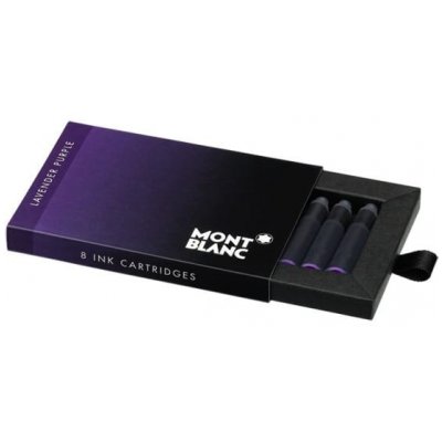 Montblanc 105197 Ink Cartridges, Lavender Purple, 8ks