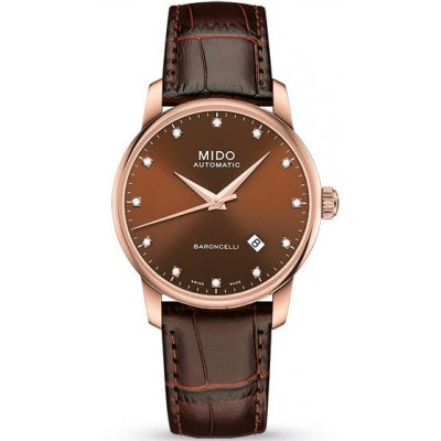 Mido Baroncelli M8600.3.64.8 Diamonds, Automatic, 38 mm