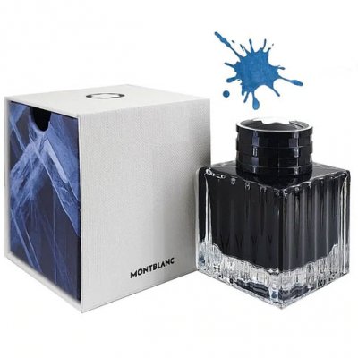 Montblanc 129481 Ink Bottle, Glacier Blue, 50 ml