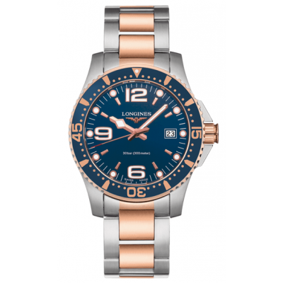 Longines HydroConquest L3.740.3.98.7 Vode odolnosť 300M, Quartz, 41 mm