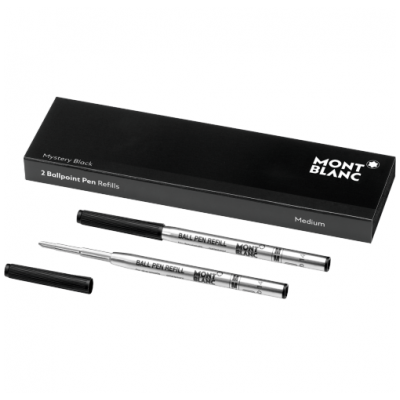 Montblanc 116190 Fillers, Ballpoint, Mystery Black, (M)