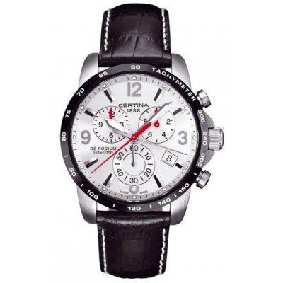 Certina DS Podium C001.617.26.037.00 Vode odolnosť 100M, Quartz Chronograf, 42 mm