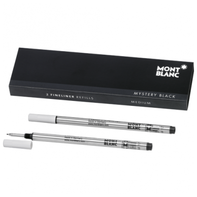 Montblanc 110149 Fillers, Fineliner, Mystery Black, (M)