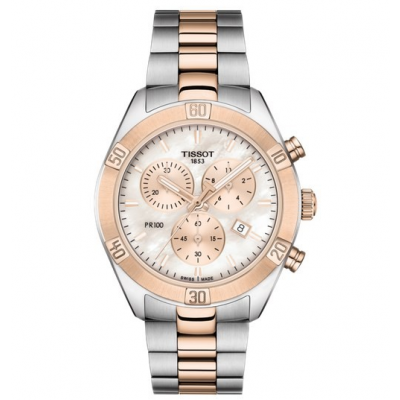 Tissot T-Classic PR 100 T101.917.22.151.00 Quartz Chronograf, Vode odolnosť 100M, 38 mm