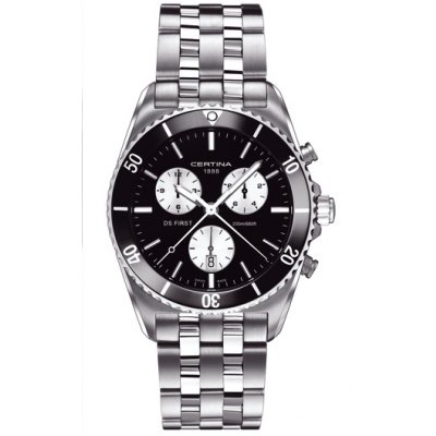 Certina DS First C014.417.11.051.01 CERAMIC, Quartz Chronograf, 42 mm