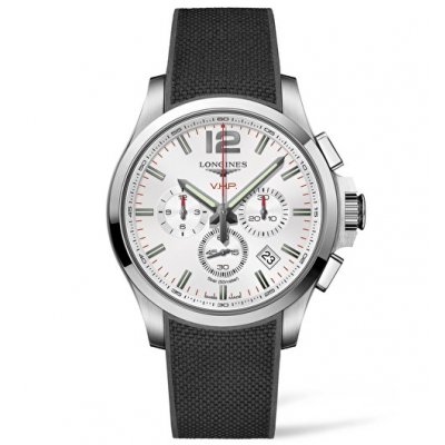 Longines Conquest V.H.P L3.727.4.76.9 Quarz-Chronograph, 44 mm