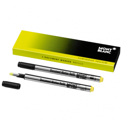 Montblanc 105168 Refills, Document Marker, Luminous Yellow