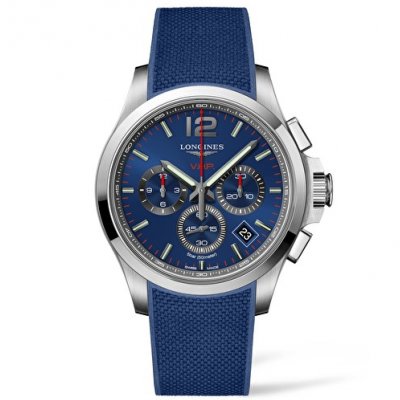 Longines Conquest V.H.P L3.717.4.96.9 Quartz, Chronograph, 42 mm