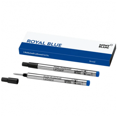 Montblanc 128229 Refill, Rollerball LeGrand, Royal Blue, (B)