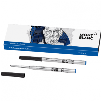 Montblanc 118204 Fillers, Ballpoint, Homage to Homér, Blue, (M)
