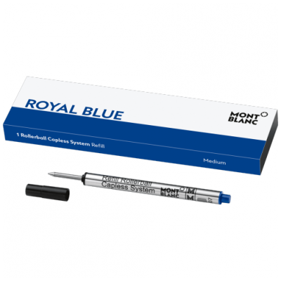 Montblanc 124496 Tuhy, Rollerball, Capless, Royal Blue, (M)