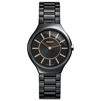 Rado True Thinline R27 742 70 2 Keramika, Diamanty, Quartz, 30 mm