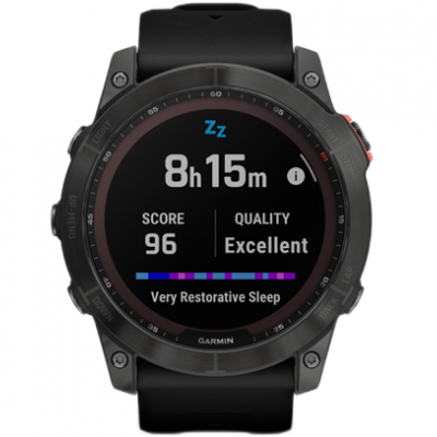 Garmin Fénix 7 X Solar, Slate Gray, Black Band 010-02541-01 51 mm, Dotykový displej, Solar