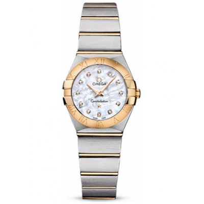 Omega Constellation 123.20.24.60.55.002 Gold & Diamonds, Quartz, 24 mm