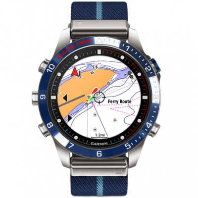 Garmin MARQ Captain (Gen 2) 010-02648-11 46 MM, TITÁNOVÉ POUZDRO, VODE ODOLNOST 100 M