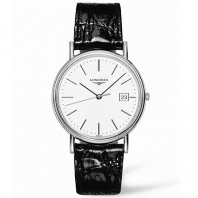 Longines Les Grandes Classiques de Longines L4.790.4.12.2 Presence, Quartz, 38 mm