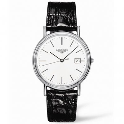 Longines Les Grandes Classiques de Longines L4.790.4.12.2 Presence, Quartz, 38 mm