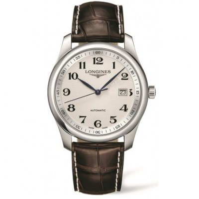 Longines Master Collection L2.893.4.78.3 Arabische Ziffern, Automatik, 42 mm