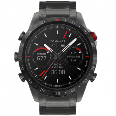 Garmin MARQ Athlete (Gen 2) Performance Edition 010-02648-51 46 MM, TITANIUM CASE, WATER RESISTANCE 100 M