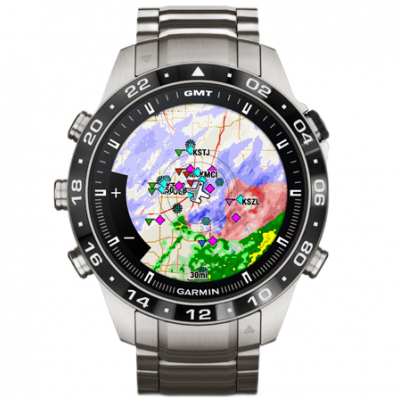 Garmin MARQ Aviator (Gen 2) 010-02648-01 46 MM, TITÁNOVÉ PÚZDRO, VODE ODOLNOSŤ 100 M