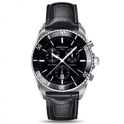 Certina DS First C014.417.16.051.00 CERAMIC, Quartz Chronograf, 42 mm