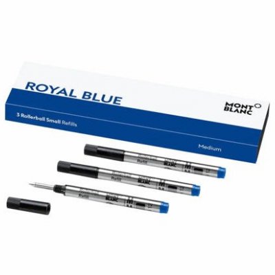 Montblanc 128241 Refills, Rollerball Small, Royal Blue, M