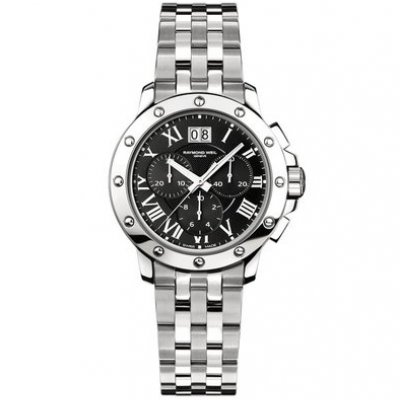 Raymond Weil Tango 4899-ST-00208 Quarz-Chronograph, 40 mm, Edelstahl-Armband