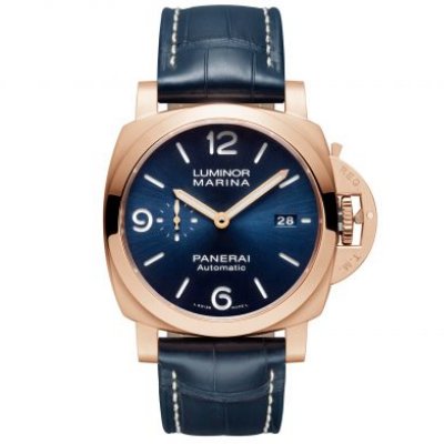 Panerai Luminor Marina Goldtech™ Sole Blu PAM01112 Goldtech™, 44 mm