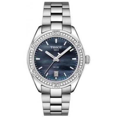 Tissot T-Classic PR 100 T101.910.61.121.00 Diamanty, Quartz, 36 mm