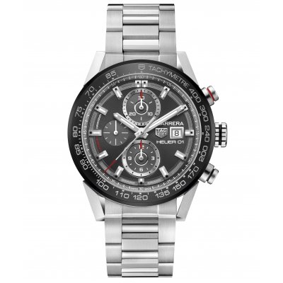 TAG Heuer Carrera CAR201W.BA0714 Calibre HEUER 01, Automatic Chronograph, 43 mm