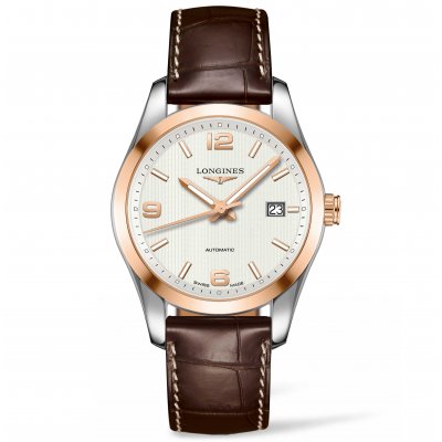 Longines Conquest Classic L2.785.5.57.6 Kožený řemínek, Automat, 40 mm