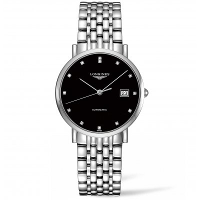 Longines Elegance L4.810.4.57.6 Diamonds, Automatic, 37 mm