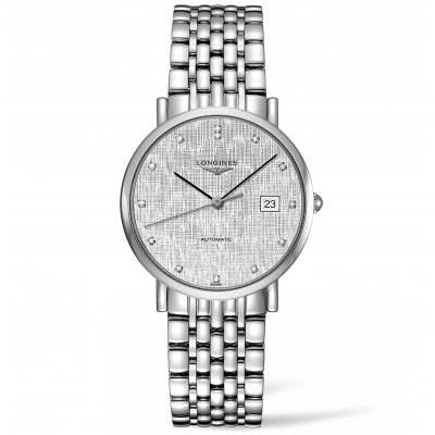 Longines Elegance L4.810.4.77.6 Diamante, Automatik, 37 mm