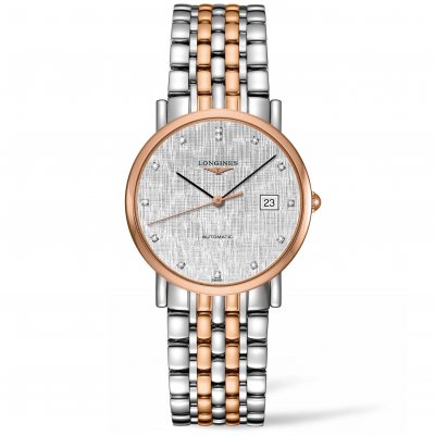 Longines Elegance L4.809.9.57.7 Diamonds, Automatic, 34.50 mm