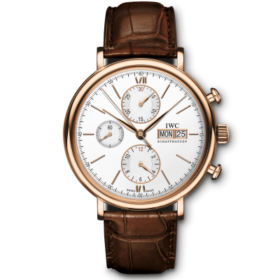 IWC Schaffhausen Portofino CHRONOGRAPH IW391025 Zlaté puzdro, 42 mm