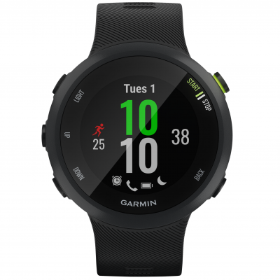 Garmin Forerunner 45, Black 010-02156-15 42 mm, Power Glass, Vode odolnosť 50M