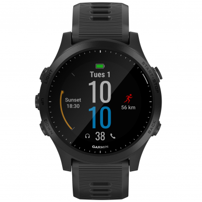 Garmin Forerunner 945 Black & Slate 010-02063-01 47 mm, Corning® Gorilla® Glass, Wasserdicht  50M