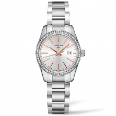 Longines Conquest Classic L2.286.0.72.6 Diamante, Quartz, 29.50 mm